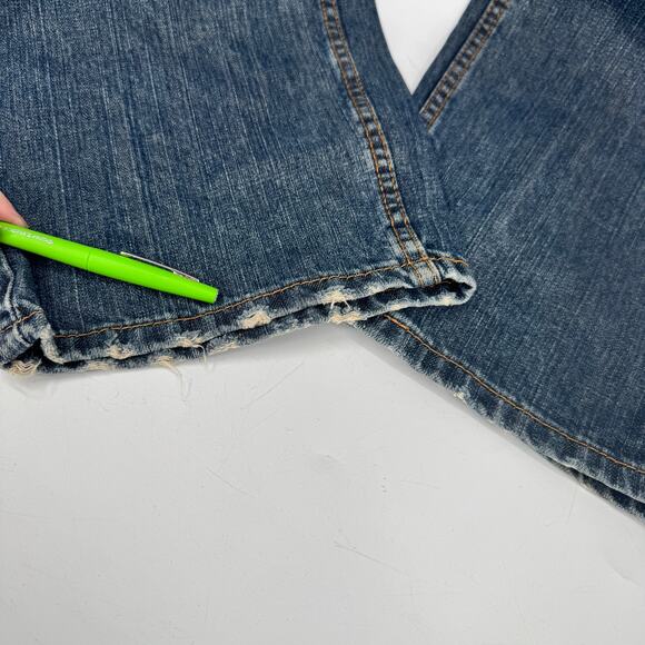 Levi's 559 Jeans Mens 40x30 (41x30 ACTUAL) Relaxed Straight Faded Wash Denim - Picture 6 of 10